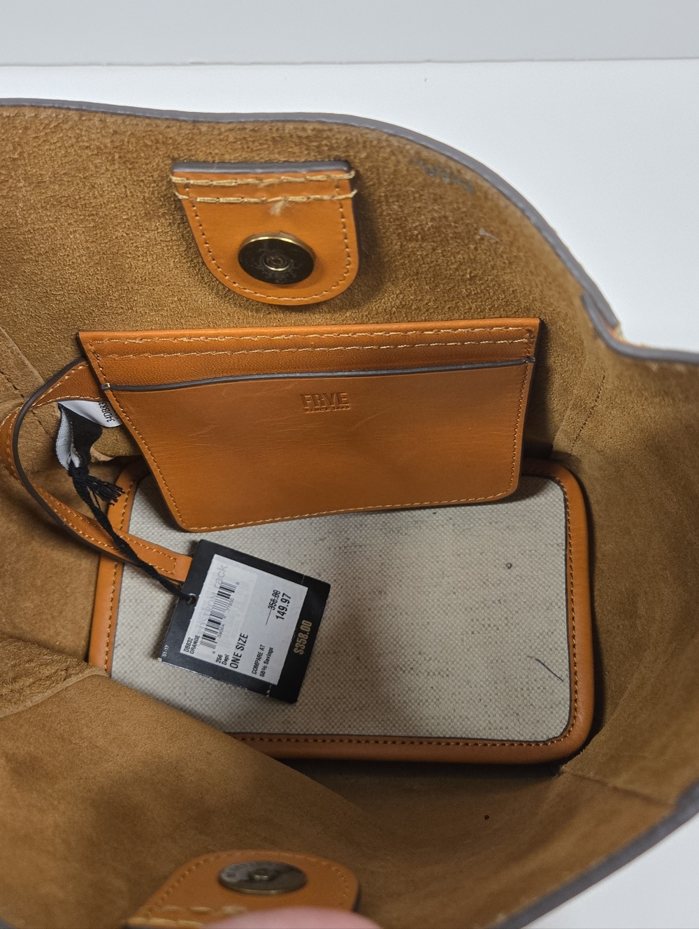 Nwt Frye Messenger‎ Crossbody Leather Bag - Picture 5 of 15